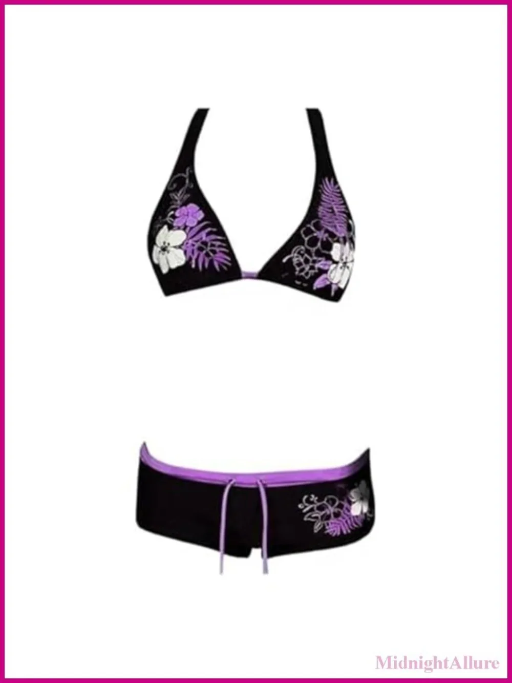 Y2K Halter Bikini Set Women Two Piece Swimsuit Cute Beach Outfits 2025